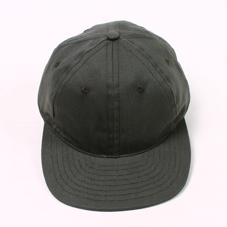TWILL 6 PANEL BB CAP MADE IN U.S.A. - CHARCOAL