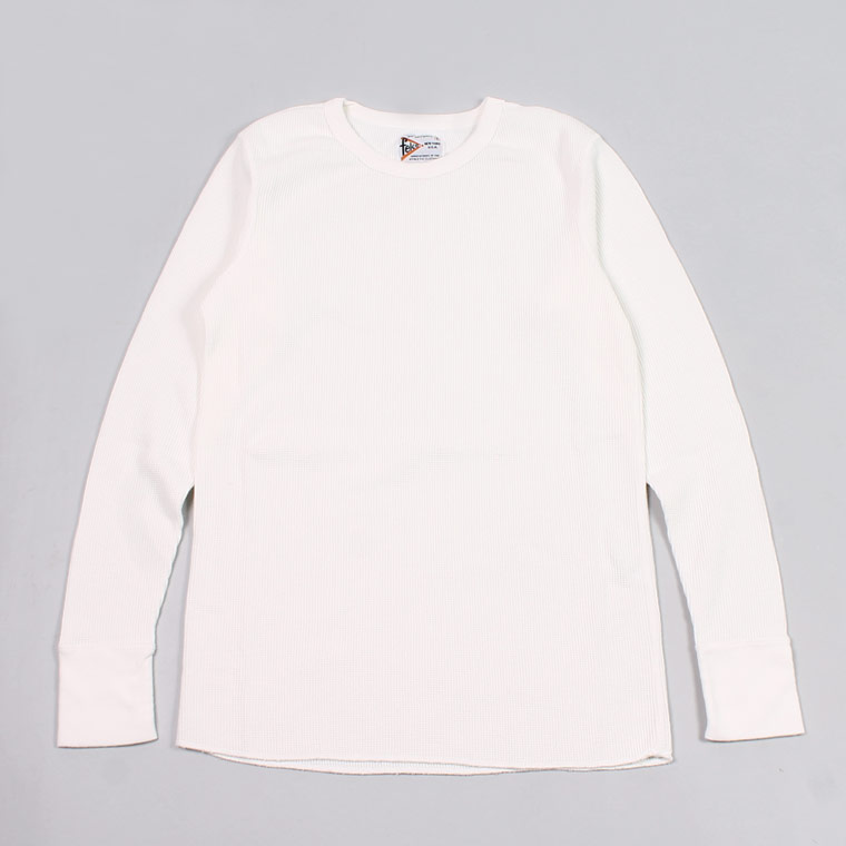L/S HEAVY WEIGHT THERMAL CREW NECK - WHITE