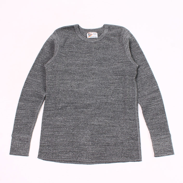 L/S HEAVY WEIGHT THERMAL CREW NECK - CHARCOAL HEATHER