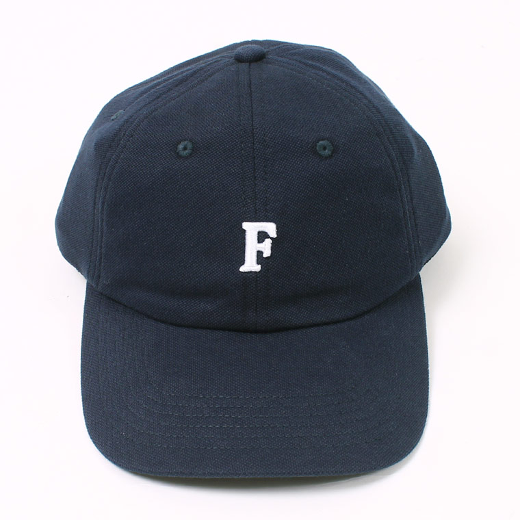 PIQUE BB CAP w/ SMALL EMBROIDERY - NAVY_F_NATURAL